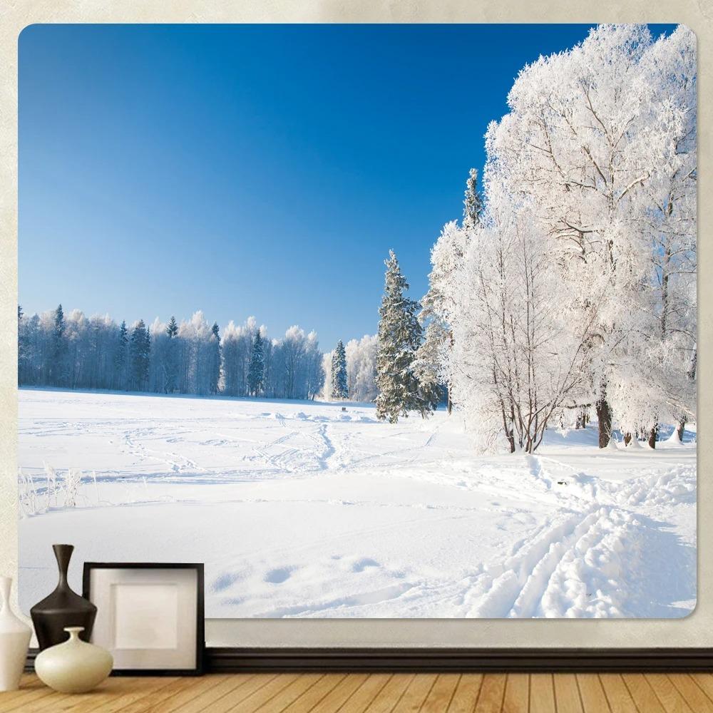 Лесной снежный пейзаж Узор Подвесной тканевый гобелен для спальни, гостиной, украшение на стену дома Гобелен 100x75cm
Лесной снежный пейзаж Узор Подвесной тканевый гобелен для спальни, гостиной, украшение на стену дома Гобелен 100x75cm