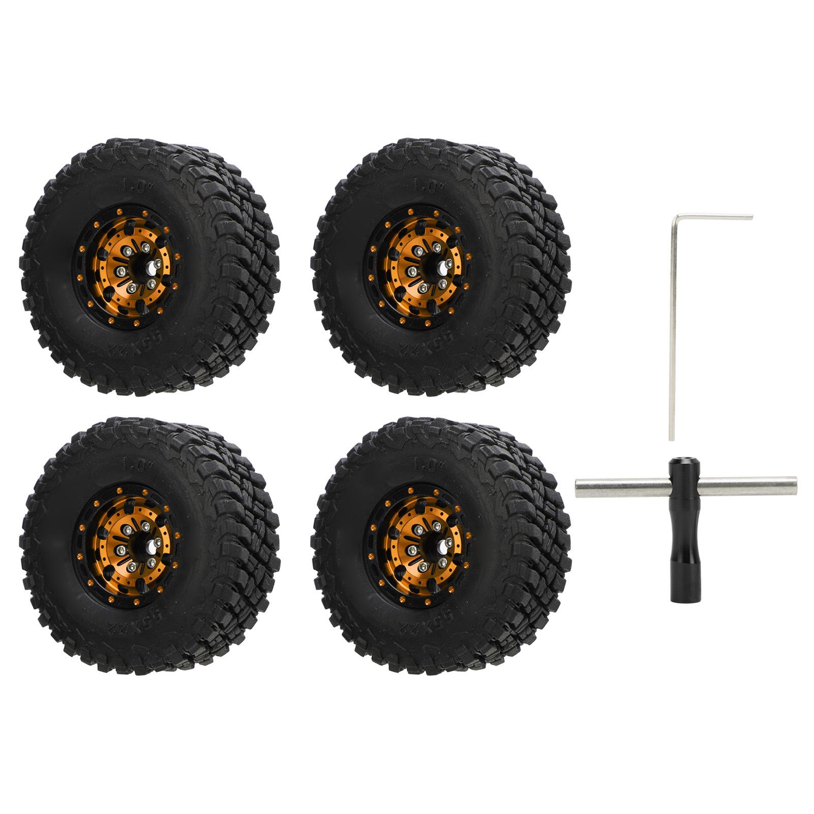 4PCS RC Car Wheel Tires Aluminum Alloy Rubber RC Negative Offset Wheels for 118 124 RC Crawler золотий
4PCS RC Car Wheel Tires Aluminum Alloy Rubber RC Negative Offset Wheels for 118 124 RC Crawler золотий