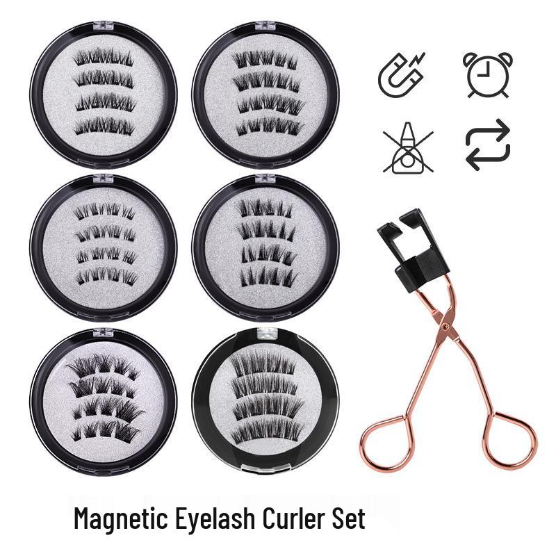Magnetic Fox Eye Eyelash Curler & False Eyelash Set: Glue-Free, Natural Lengthening Standard
Magnetic Fox Eye Eyelash Curler & False Eyelash Set: Glue-Free, Natural Lengthening Standard