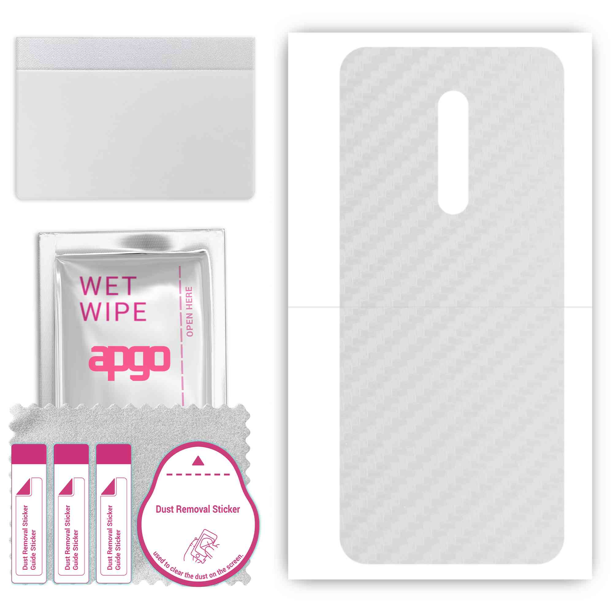 apgo Protective Skin Sticker for the back compatible with vivo X27 Pro, Wrap Film, Foil, Vinyl - Pattern Transparent Carbon
apgo Protective Skin Sticker for the back compatible with vivo X27 Pro, Wrap Film, Foil, Vinyl - Pattern Transparent Carbon