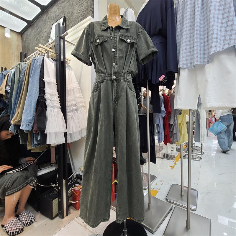Women s Hong Kong Style Straight-Leg Cargo Denim Jumpsuit - Spring/Summer Niche Fashion Medium зелений
Women s Hong Kong Style Straight-Leg Cargo Denim Jumpsuit - Spring/Summer Niche Fashion Medium зелений