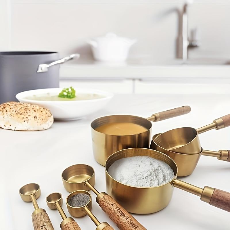 Stainless Steel Coffee Scoop Set with Rosewood Handle Measuring Spoon for Baking Milk Powder Spice Kitchen Tool
Stainless Steel Coffee Scoop Set with Rosewood Handle Measuring Spoon for Baking Milk Powder Spice Kitchen Tool