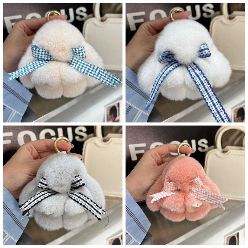Animal Bunny Stuffed Keyring Furry Plush Dolls Pendant Fashion Rabbit Fur Keychain Students світло-сірого кольору
Animal Bunny Stuffed Keyring Furry Plush Dolls Pendant Fashion Rabbit Fur Keychain Students світло-сірого кольору