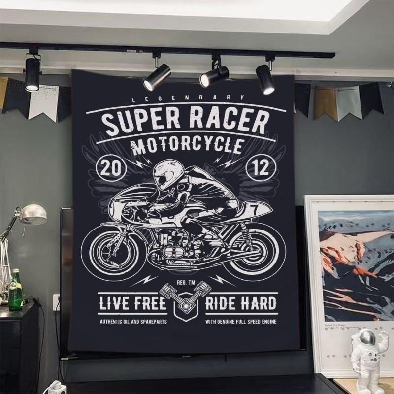 American Retro Motorcycle Tapestry Wall Hanging Decor for Home Bar Photo Background Celebrity Live Stream Backdrop 74x94cm(29x37in)
American Retro Motorcycle Tapestry Wall Hanging Decor for Home Bar Photo Background Celebrity Live Stream Backdrop 74x94cm(29x37in)