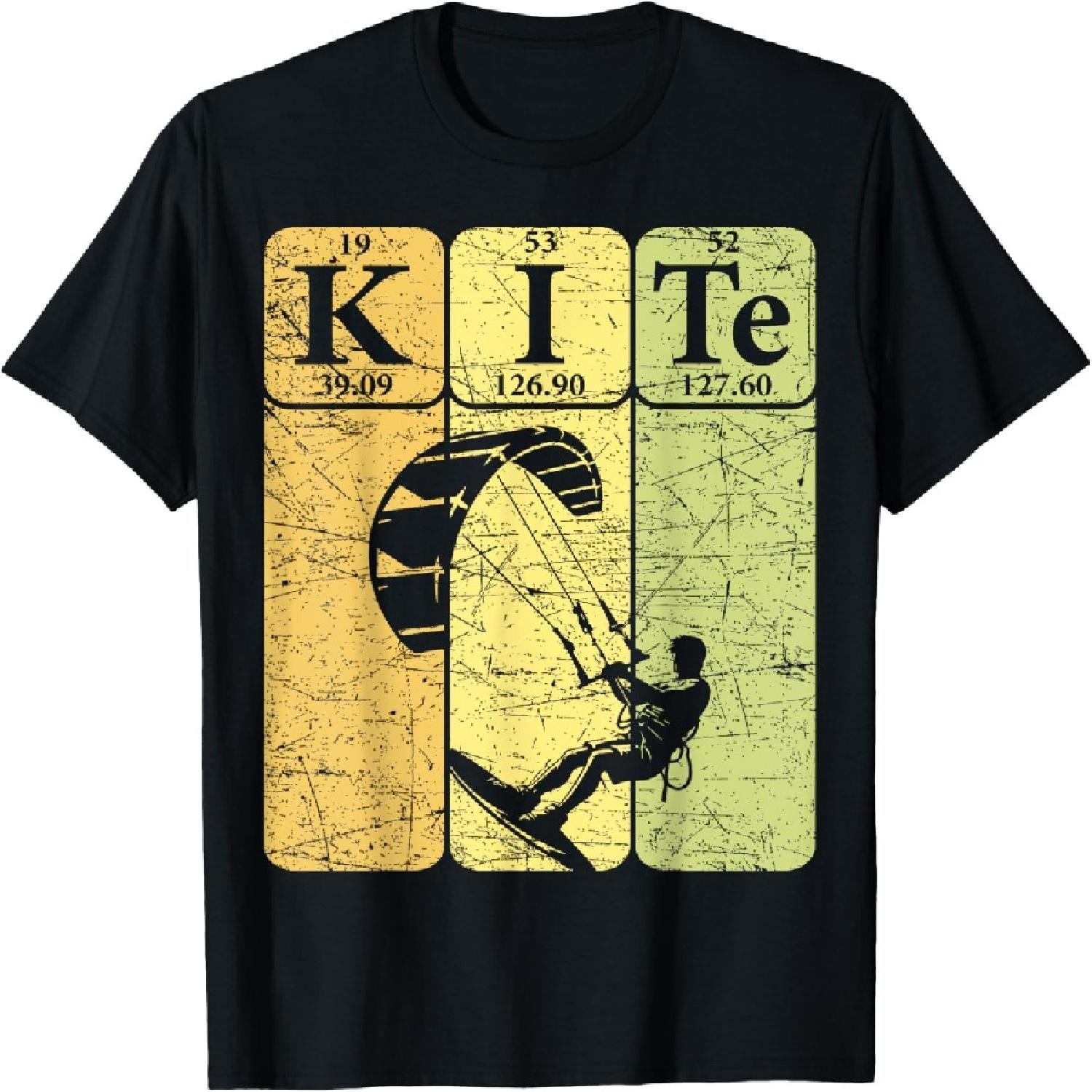 Kitesurfing Periodic Table Elements Kiteboarding Retro T-Shirt(6) XXXXXL різнокольоровий
Kitesurfing Periodic Table Elements Kiteboarding Retro T-Shirt(6) XXXXXL різнокольоровий