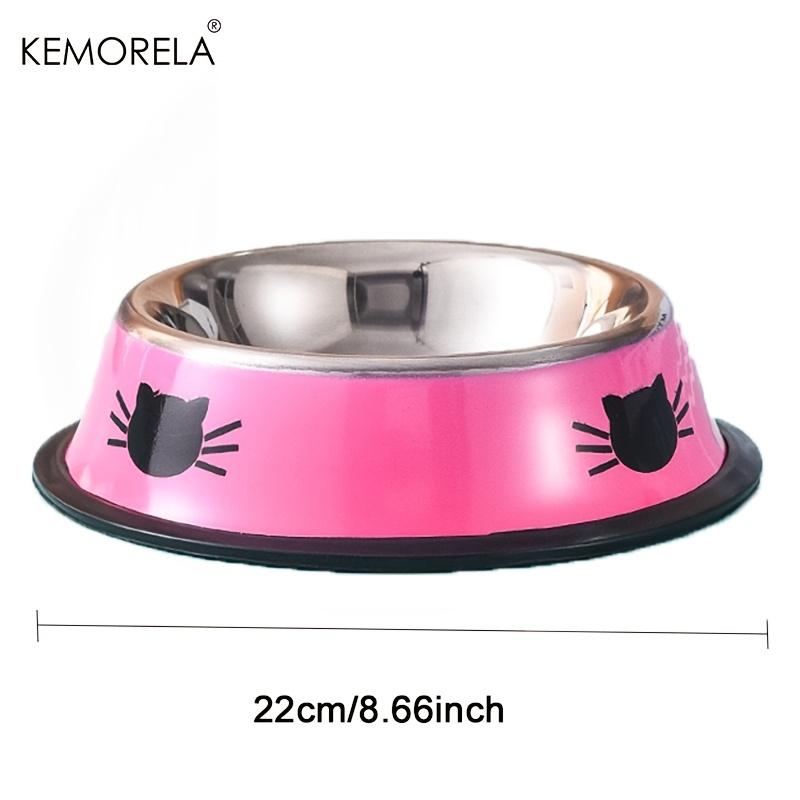 Миски для кошек из нержавеющей стали, 16/18/22 см, с принтом мультяшной кошачьей мордочки, ударопрочные, миски для кошачьего корма, нескользящее основание, для кошек и собак 16cm розовый
Миски для кошек из нержавеющей стали, 16/18/22 см, с принтом мультяшной кошачьей мордочки, ударопрочные, миски для кошачьего корма, нескользящее основание, для кошек и собак 16cm розовый