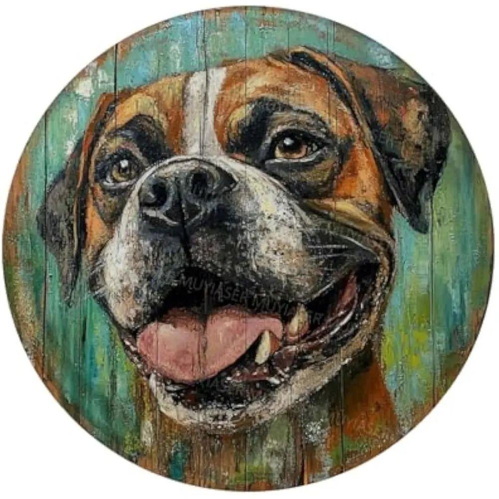 Round Metal Wall Art Smiling Dogs Home Decor
Round Metal Wall Art Smiling Dogs Home Decor
