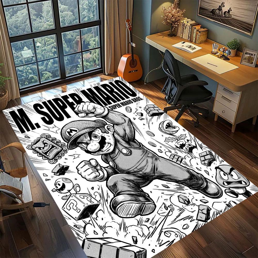 Mario anime character Carpet for Living Room Bedroom Home Decor Cool Movie Mat Play Floor Mat 60x90cm
Mario anime character Carpet for Living Room Bedroom Home Decor Cool Movie Mat Play Floor Mat 60x90cm
