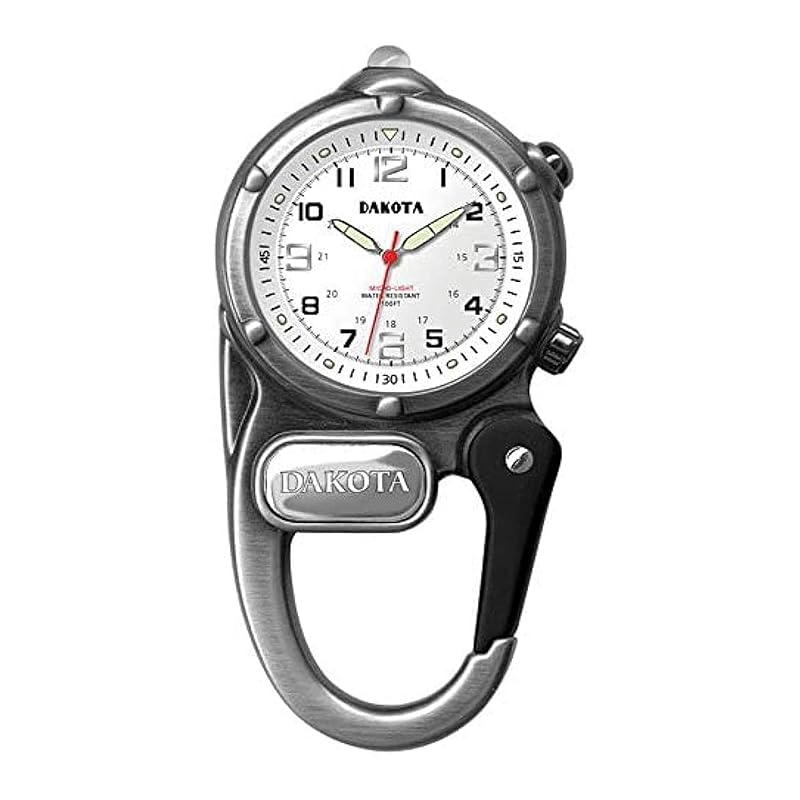 Dakota Mini Clip Microlight Watch Carabiner Lighted Unisex Outdoor Gift Fishing Hunting LED Tactical Clip-on
Dakota Mini Clip Microlight Watch Carabiner Lighted Unisex Outdoor Gift Fishing Hunting LED Tactical Clip-on