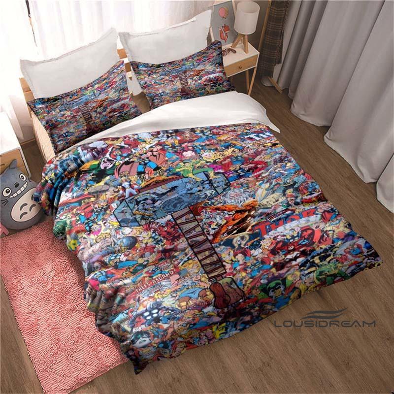 Printed cartoon Thor duvet cover bedding set, anime-themed home decor, suitable for children and adults. 135x200cm
Printed cartoon Thor duvet cover bedding set, anime-themed home decor, suitable for children and adults. 135x200cm