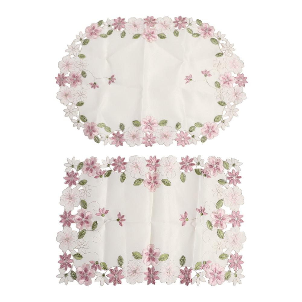Round for Dining Table Satin Fabric Flower Pattern Embroidery Craft Placemat Doily Coaster Cup Pad Elliptic
Round for Dining Table Satin Fabric Flower Pattern Embroidery Craft Placemat Doily Coaster Cup Pad Elliptic