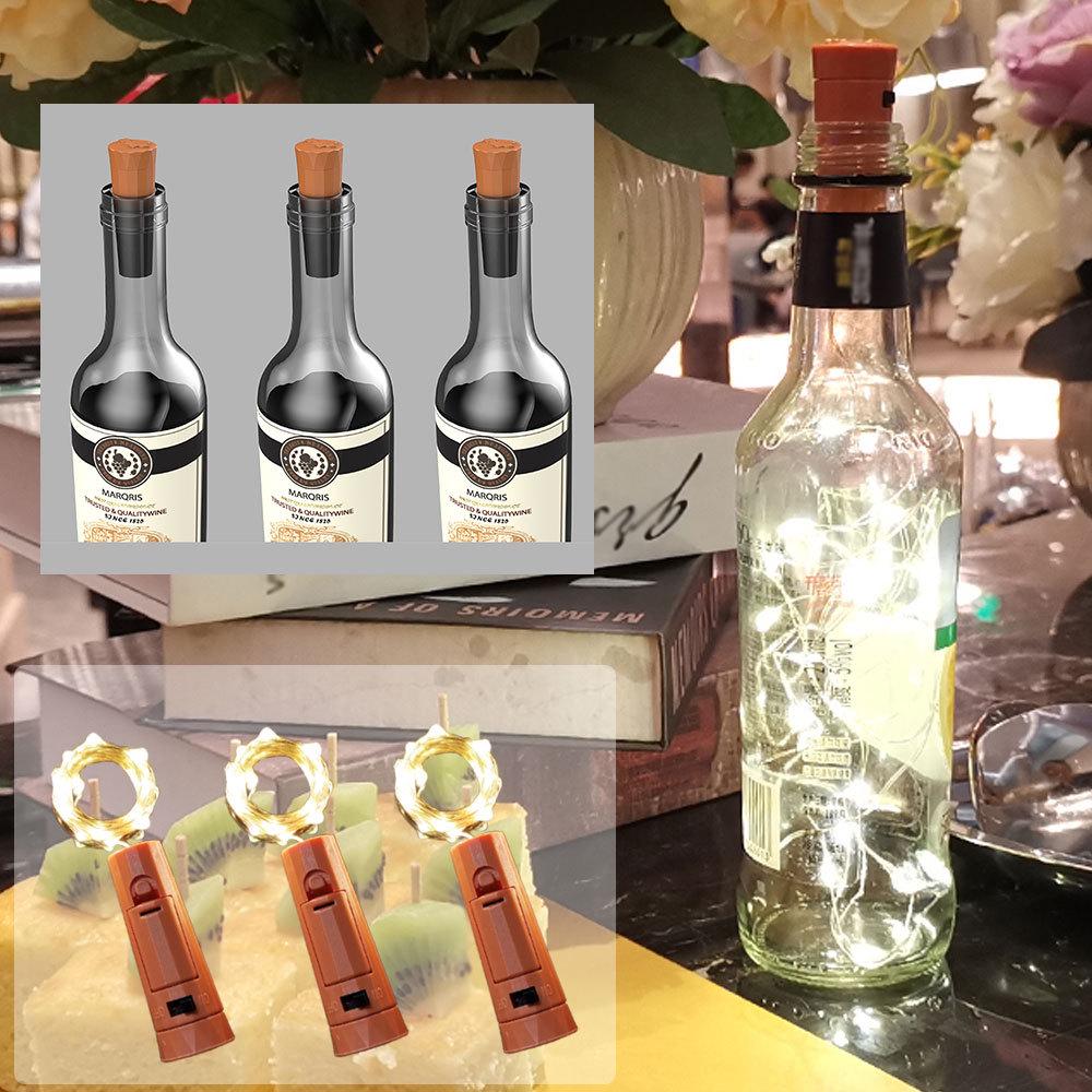 Світлодіодні гірлянди на пляшках з корком для святкового декору Reddish-Brown Cork
Світлодіодні гірлянди на пляшках з корком для святкового декору Reddish-Brown Cork