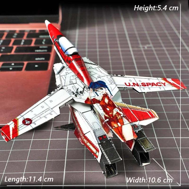 Vf-1S Истребитель 3D Металлический Пазл Цветной Линн Минмей Аниме Деформируемая Модель Истребителя Сборка Пазл Мозаика Детские Взрослые Игрушки
Vf-1S Истребитель 3D Металлический Пазл Цветной Линн Минмей Аниме Деформируемая Модель Истребителя Сборка Пазл Мозаика Детские Взрослые Игрушки