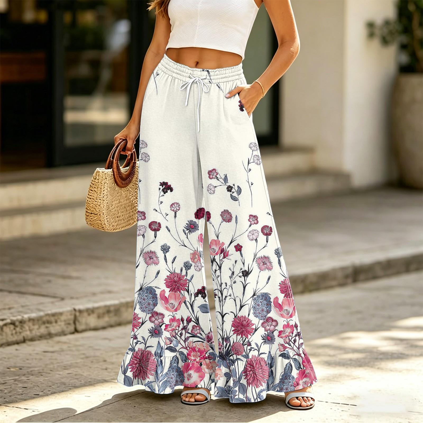 Women s Wide Leg Pants with Pockets High Waist Drawstring Casual Loose Fit Long Trousers with Ruffle Hem Lightweight Breathable Fabric XXL
Women s Wide Leg Pants with Pockets High Waist Drawstring Casual Loose Fit Long Trousers with Ruffle Hem Lightweight Breathable Fabric XXL