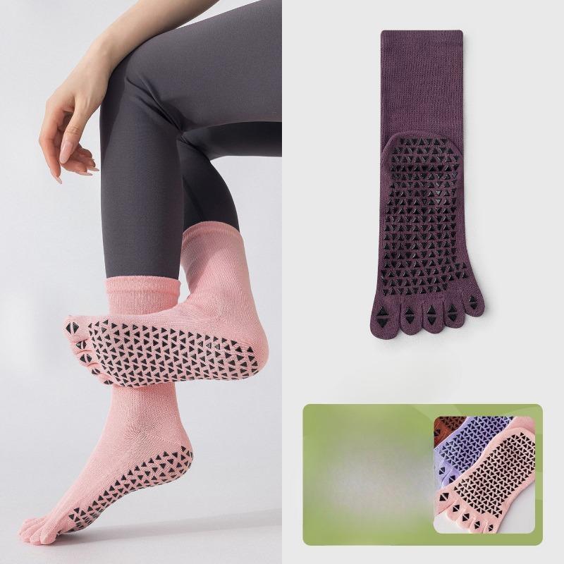 Женские профессиональные нескользящие носки с пятью пальцами из хлопка для занятий спортом в помещении, фитнесом, танцами, йогой, пилатесом, отводящие пот 1 pair вино красного
Женские профессиональные нескользящие носки с пятью пальцами из хлопка для занятий спортом в помещении, фитнесом, танцами, йогой, пилатесом, отводящие пот 1 pair вино красного