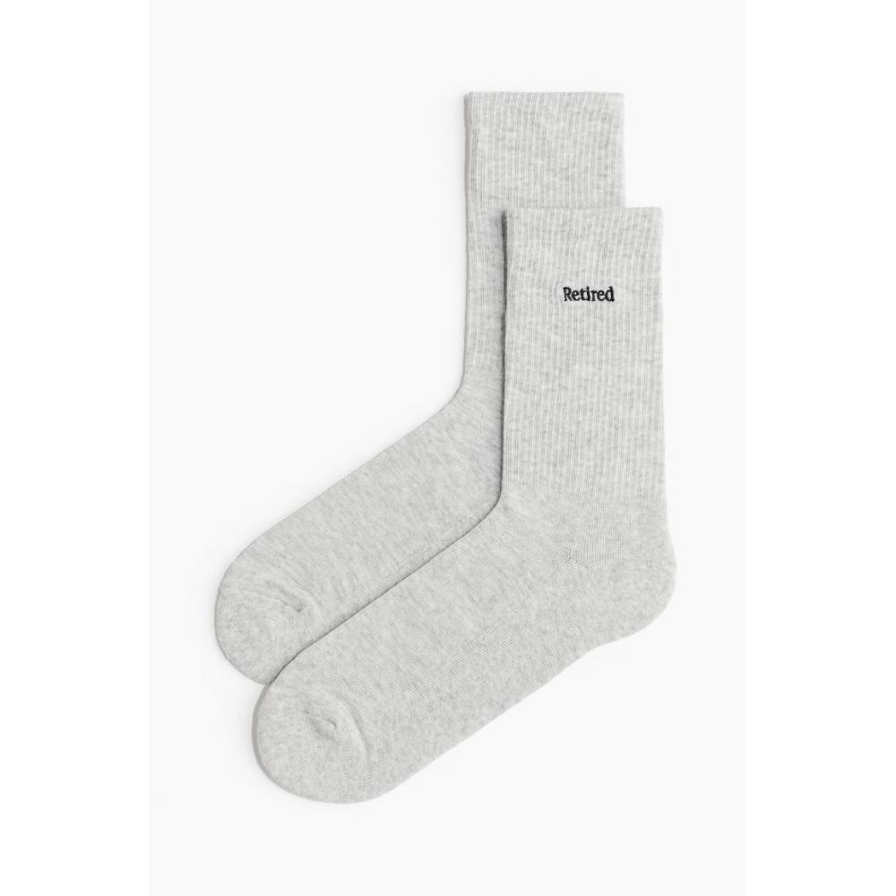 Носки HM серые меланжевые хлопковые 3739
Носки HM серые меланжевые хлопковые 3739