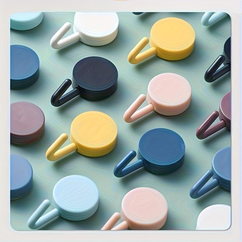 Randomly pack 10 pieces of macaron colored adhesive wall hooks, non drilling plastic hooks for bathrooms and kitchens
Randomly pack 10 pieces of macaron colored adhesive wall hooks, non drilling plastic hooks for bathrooms and kitchens
