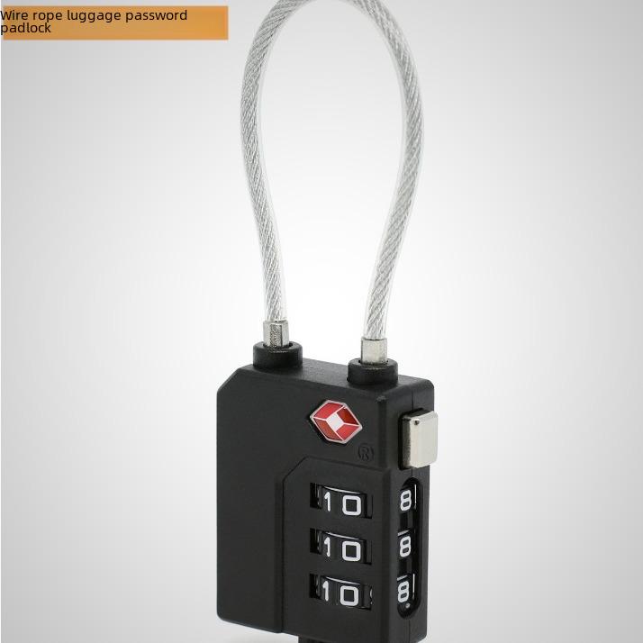 Spot English TSA21100 Wire Rope Luggage Lock with PC Material, Brand New, Neutral Packaging
Spot English TSA21100 Wire Rope Luggage Lock with PC Material, Brand New, Neutral Packaging