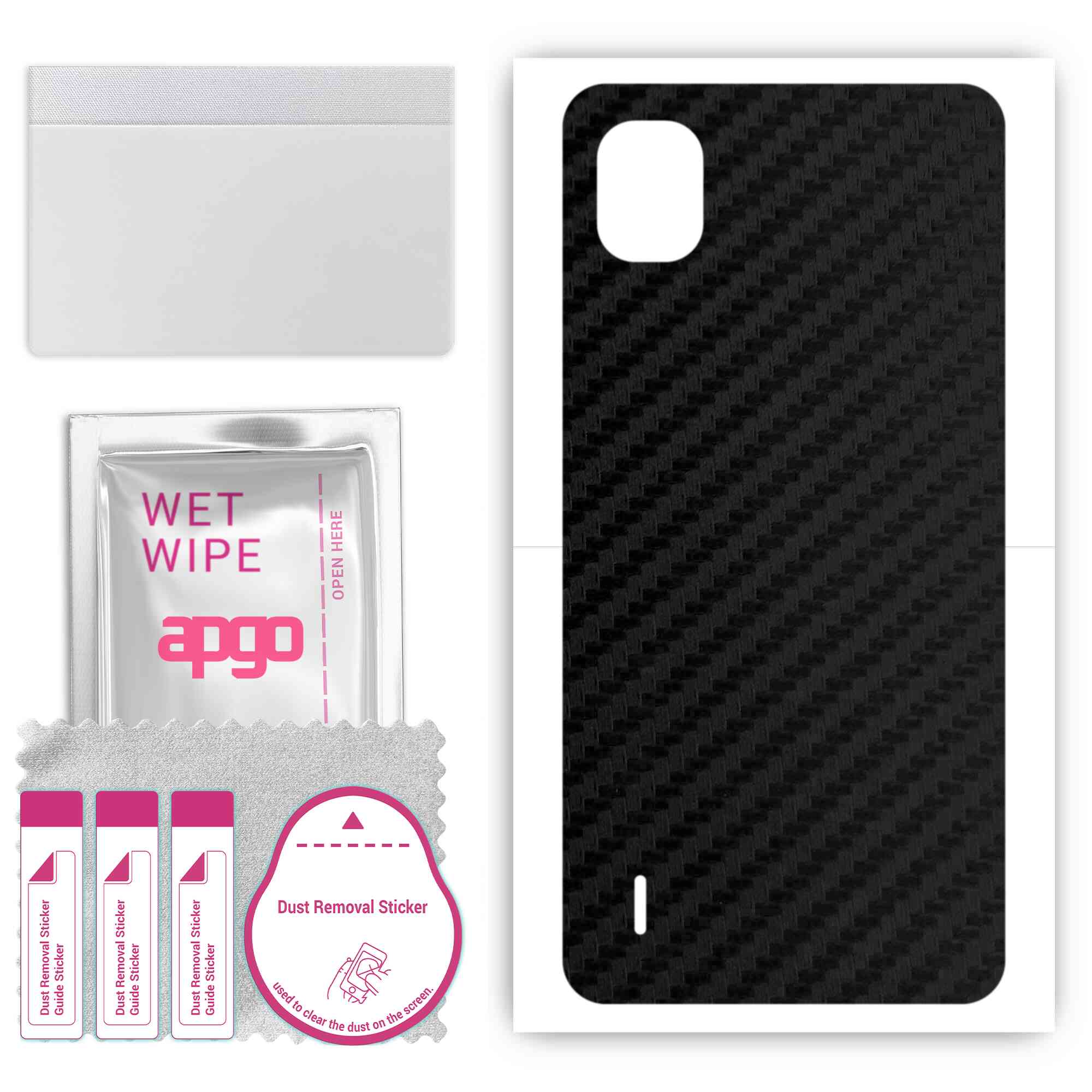 apgo Protective Skin Sticker for the back compatible with Nokia C2 2ND Edition, Wrap Film, Foil, Vinyl - Pattern Carbon Black
apgo Protective Skin Sticker for the back compatible with Nokia C2 2ND Edition, Wrap Film, Foil, Vinyl - Pattern Carbon Black