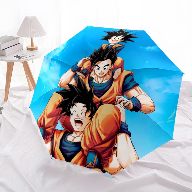 Dragon Ball pattern, automatic folding umbrella, portable and foldable design, 8 ribs, a Christmas or birthday gift.
Dragon Ball pattern, automatic folding umbrella, portable and foldable design, 8 ribs, a Christmas or birthday gift.
