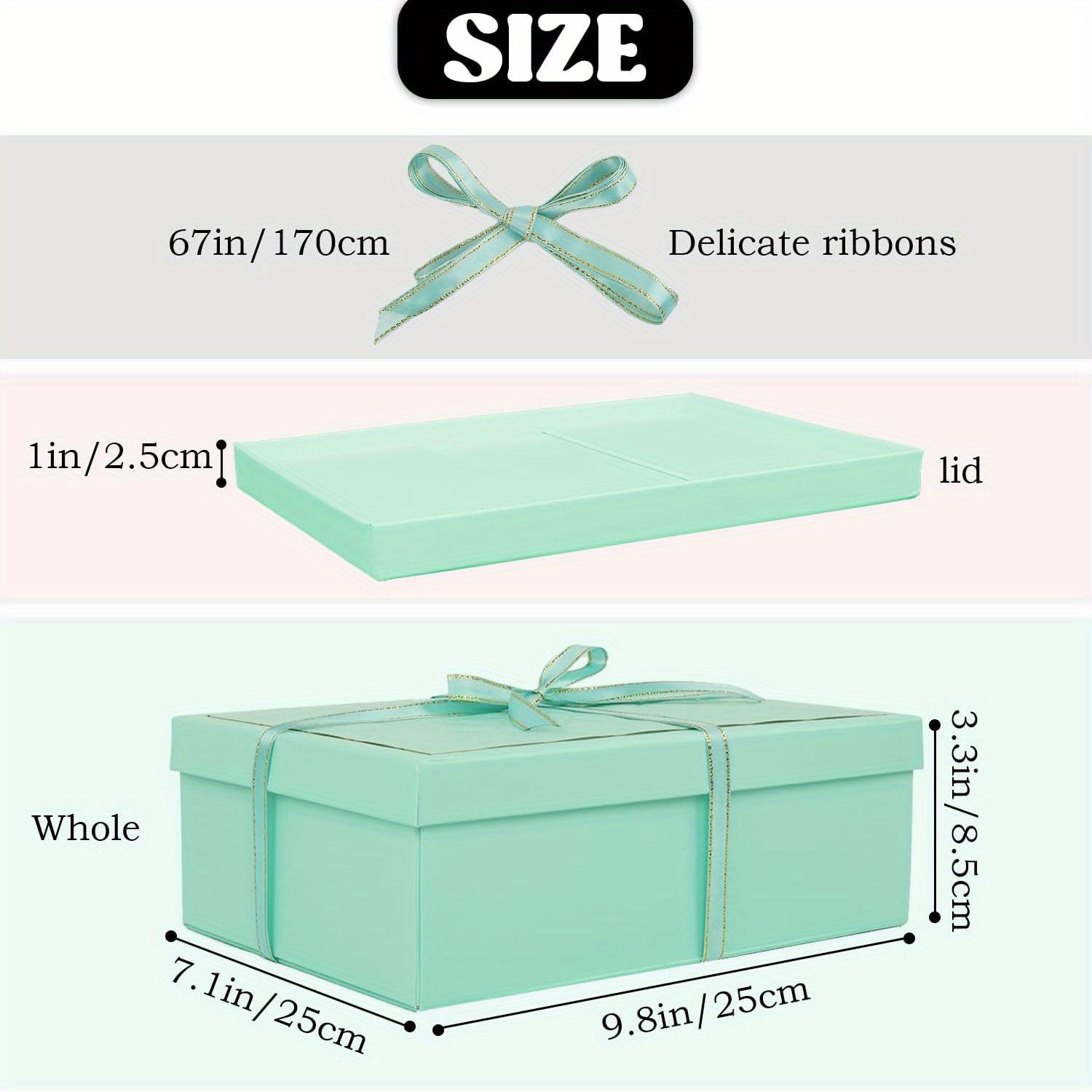 1 шт. Зеленые подарочные коробки с крышкой для подарков, Большая коробка для предложения подружке невесты с лентой, Рождество, Свадьба, Подарочные коробки для вечеринки по случаю дня рождения Pack of 1 зелёный
1 шт. Зеленые подарочные коробки с крышкой для подарков, Большая коробка для предложения подружке невесты с лентой, Рождество, Свадьба, Подарочные коробки для вечеринки по случаю дня рождения Pack of 1 зелёный
