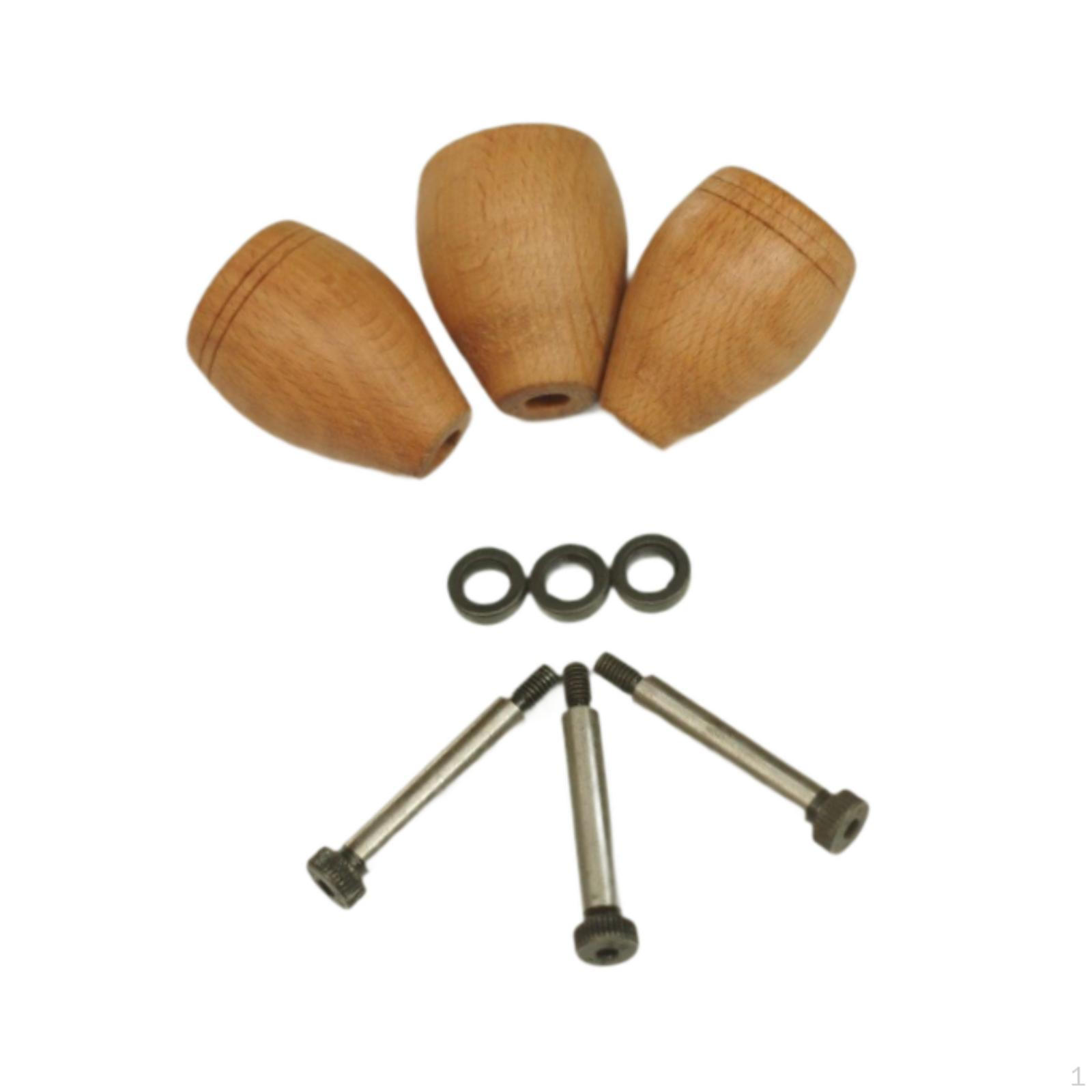 3 Pieces Revolving Handle Knob Handwheel T.deer Handball Stable Comfortable Sturdy Rotating світло-коричневого кольору
3 Pieces Revolving Handle Knob Handwheel T.deer Handball Stable Comfortable Sturdy Rotating світло-коричневого кольору