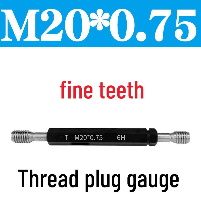 M20x0.75 Metric Thread Plug Gauge
M20x0.75 Metric Thread Plug Gauge
