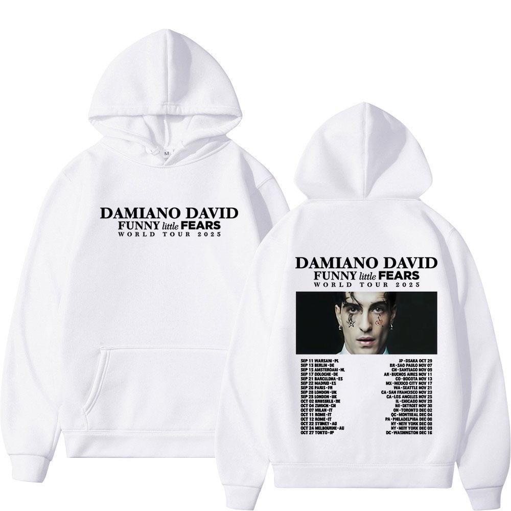 Смішні маленькі страхи Альбом Даміано Давід Світовий тур 2025 Худі Харадзюку Чоловічі Хіп-хоп Пуловери Повсякденні Вільні Толстовки Вуличний одяг L
Смішні маленькі страхи Альбом Даміано Давід Світовий тур 2025 Худі Харадзюку Чоловічі Хіп-хоп Пуловери Повсякденні Вільні Толстовки Вуличний одяг L