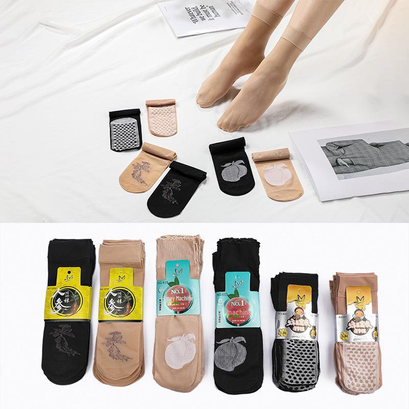 Women s Anti-Slip Velvet Ginseng Socks - Cotton-Soled, Anti-Hook, Sweat-Absorbent Mid-Tube Stockings for Spring & Summer A26 чорний
Women s Anti-Slip Velvet Ginseng Socks - Cotton-Soled, Anti-Hook, Sweat-Absorbent Mid-Tube Stockings for Spring & Summer A26 чорний