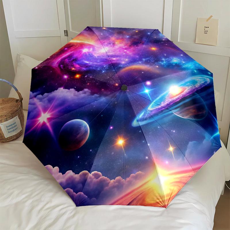 Automatic Open/Close Umbrella with One-Button Operation - Cosmic Neon for galaxy Design, 8-Rib Sturdy Frame, Compact Travel Um (as the picture,Iron&8K)
Automatic Open/Close Umbrella with One-Button Operation - Cosmic Neon for galaxy Design, 8-Rib Sturdy Frame, Compact Travel Um (as the picture,Iron&8K)