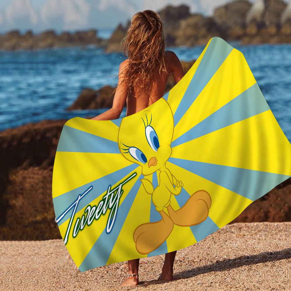 Yellow Cartoon T-Tweetys Bird Beach Towels Shower Towel Sauna Travel Spa Microfiber Quick Dry Gym Accessories Cute Room Decor W30*H60(CM)
Yellow Cartoon T-Tweetys Bird Beach Towels Shower Towel Sauna Travel Spa Microfiber Quick Dry Gym Accessories Cute Room Decor W30*H60(CM)