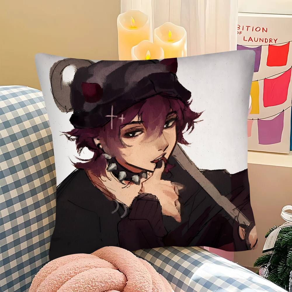 pc KKiller Chat Ronin Misaki Pillow Case Fashion Square Pillowcase Bedroom Sofa Room Ins Decoration Leisure 40x40 cm
pc KKiller Chat Ronin Misaki Pillow Case Fashion Square Pillowcase Bedroom Sofa Room Ins Decoration Leisure 40x40 cm