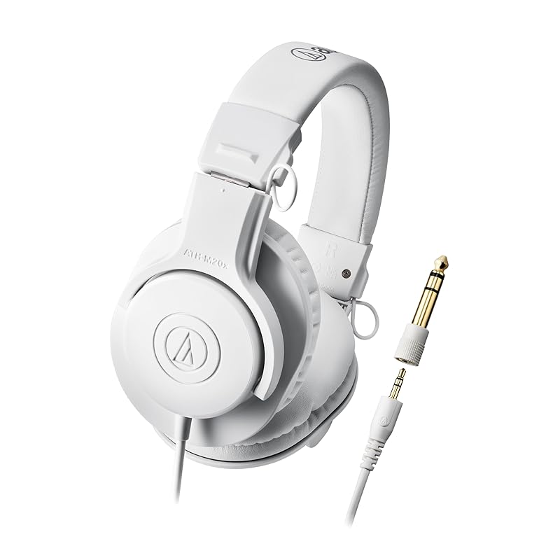 audio technica ATH₋M20x WH professional monitor headphones wired studio recording instrument practice mixing DJ game monitor headphones Wired
audio technica ATH₋M20x WH professional monitor headphones wired studio recording instrument practice mixing DJ game monitor headphones Wired