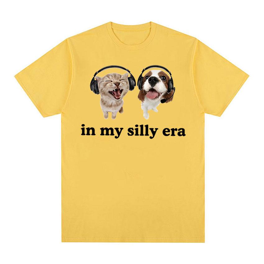 Футболка Lover Cat Dog in My Silly Era, забавная футболка с мемами для мужчин и женщин, модные футболки высокого качества с круглым вырезом, повседневная хлопковая футболка большого размера S чёрный
Футболка Lover Cat Dog in My Silly Era, забавная футболка с мемами для мужчин и женщин, модные футболки высокого качества с круглым вырезом, повседневная хлопковая футболка большого размера S чёрный