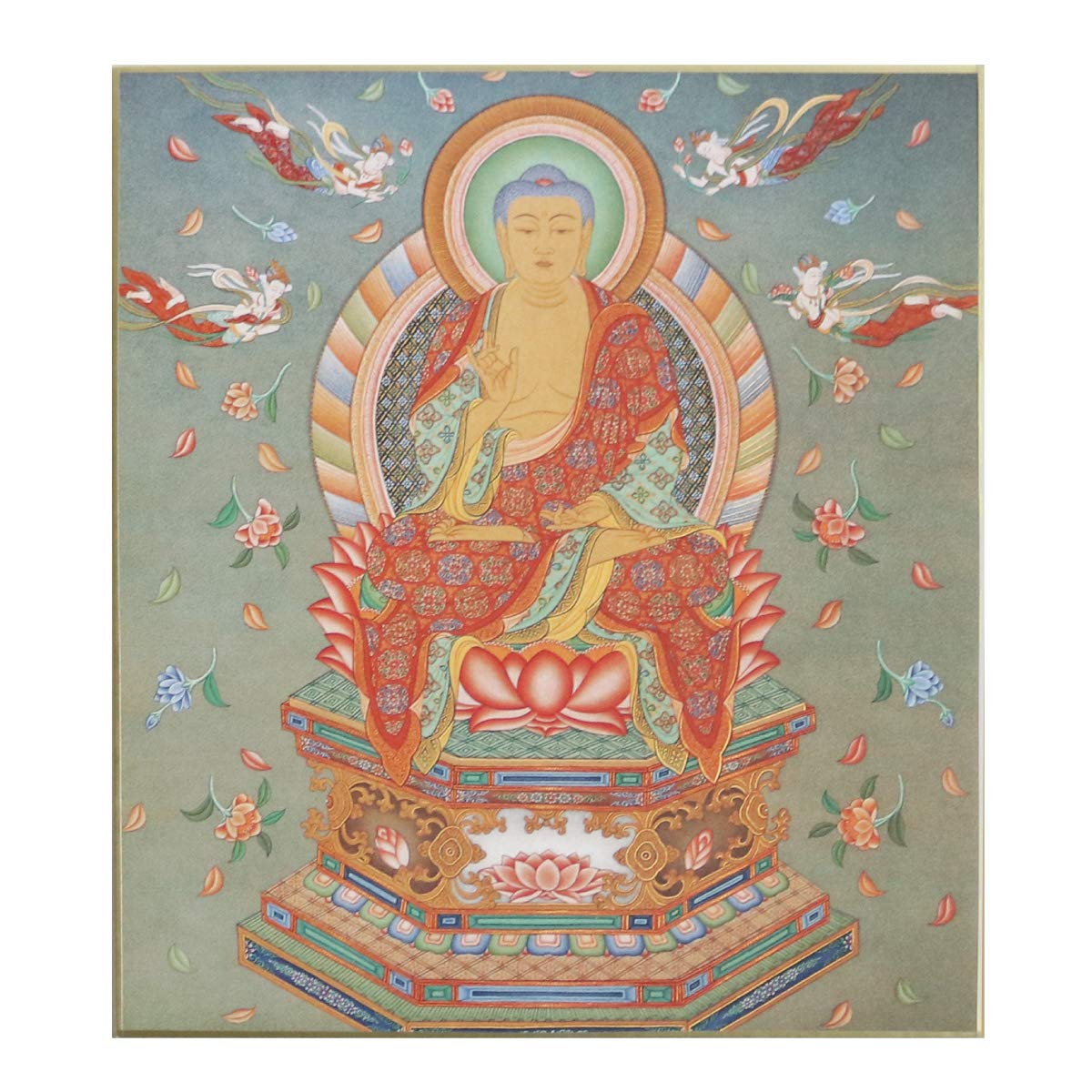 Buddhist painting color paper Shaka Nyorai
Buddhist painting color paper Shaka Nyorai