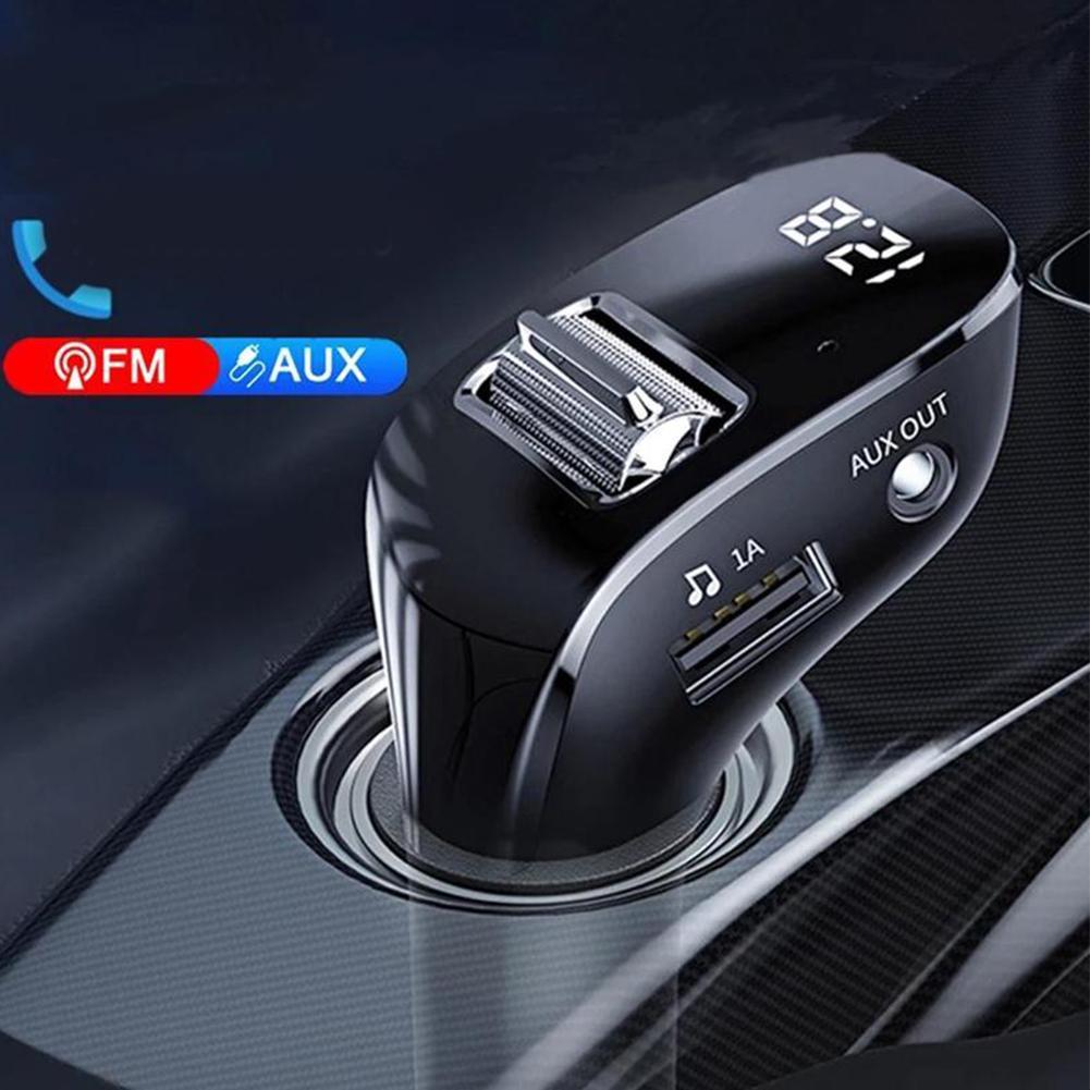 Автомобильный FM-передатчик Bluetooth-совместимый 5,0 AUX Handsfree Автомобильный автомодулятор MP3 Dual Playe D5P7
Автомобильный FM-передатчик Bluetooth-совместимый 5,0 AUX Handsfree Автомобильный автомодулятор MP3 Dual Playe D5P7