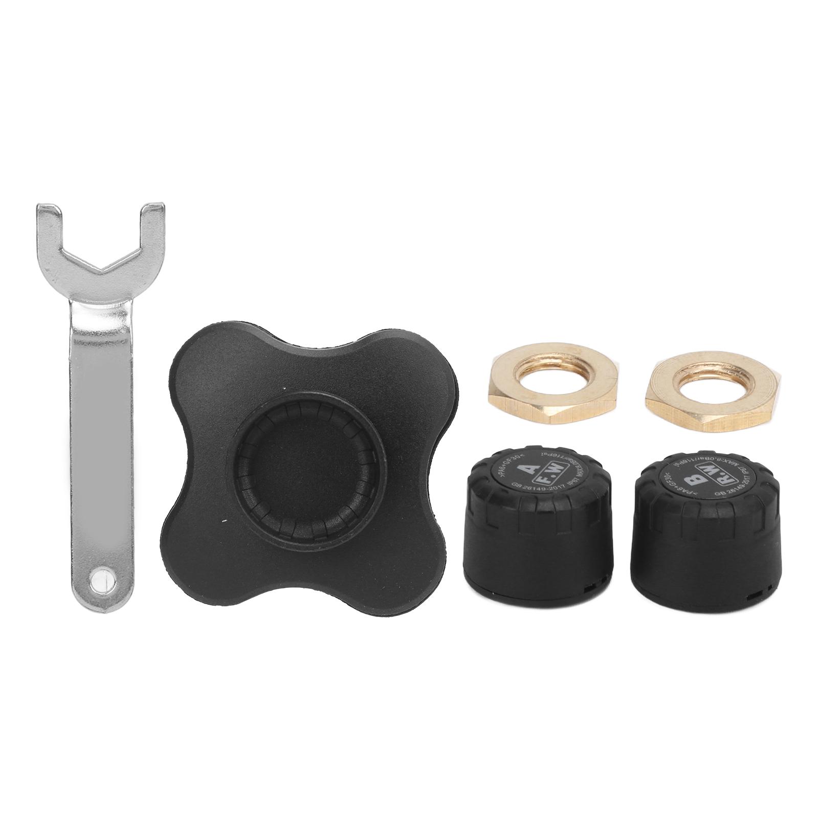 Motorcycle Bluetooth Tire Pressure Monitoring External Builtin Sensors Kit 1.03.5 for Electric Vehicles Bicycles
Motorcycle Bluetooth Tire Pressure Monitoring External Builtin Sensors Kit 1.03.5 for Electric Vehicles Bicycles