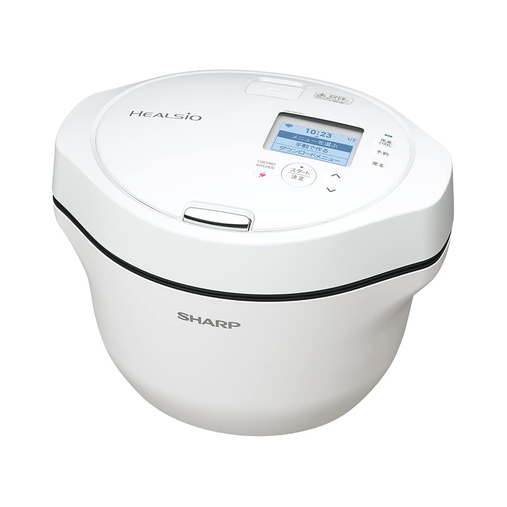 Sharp Healsio Hot Cook электрическая кастрюля для приготовления пищи без воды для людей со смартфоном, белая, 1,6 л, 2~4 KN-HW16G-W
Sharp Healsio Hot Cook электрическая кастрюля для приготовления пищи без воды для людей со смартфоном, белая, 1,6 л, 2~4 KN-HW16G-W