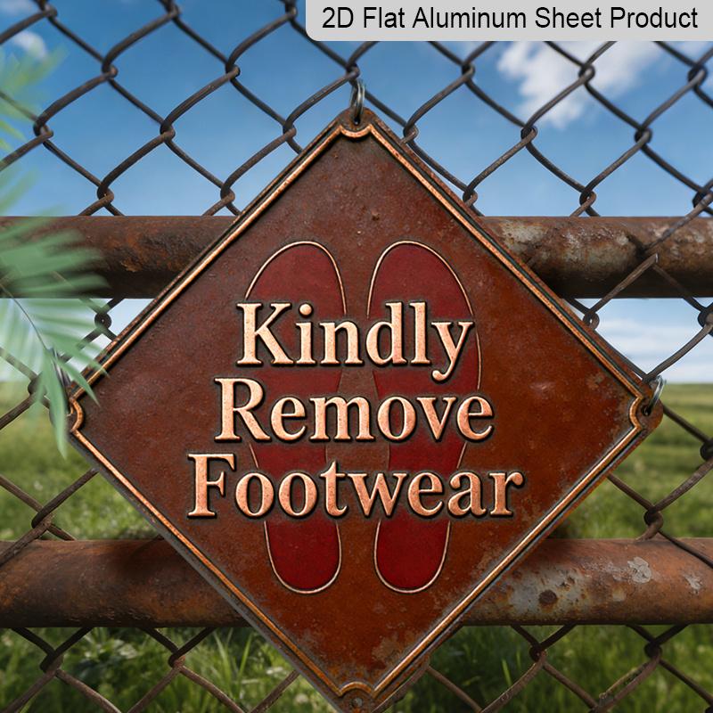2D Flat 1pc, Shoe Removal Etiquette Theme, Home Decor Gift for Organized Living Lovers, Vintage Metal Sign, Suitable for Entryway, Doorway, Shoe 20*20cm
2D Flat 1pc, Shoe Removal Etiquette Theme, Home Decor Gift for Organized Living Lovers, Vintage Metal Sign, Suitable for Entryway, Doorway, Shoe 20*20cm