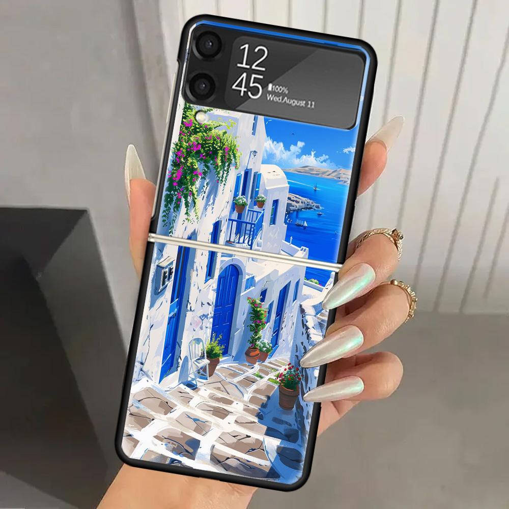 Греция Летом Санторини Жесткий ПК Чехол для Телефона Для Samsung Galaxy Z Flip 7 6 5 4 3 Черный ZFlip7 ZFlip6 Flip5 Flip4 Flip3 5G Печать Samsung Z Flip 6
Греция Летом Санторини Жесткий ПК Чехол для Телефона Для Samsung Galaxy Z Flip 7 6 5 4 3 Черный ZFlip7 ZFlip6 Flip5 Flip4 Flip3 5G Печать Samsung Z Flip 6