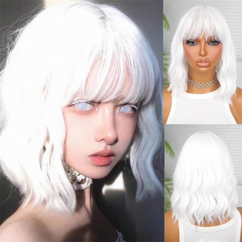 Wigs for Women Synthetic Hair Cosplay Wig with Bangs Straight Anime Movie Costume Party Wig
Wigs for Women Synthetic Hair Cosplay Wig with Bangs Straight Anime Movie Costume Party Wig