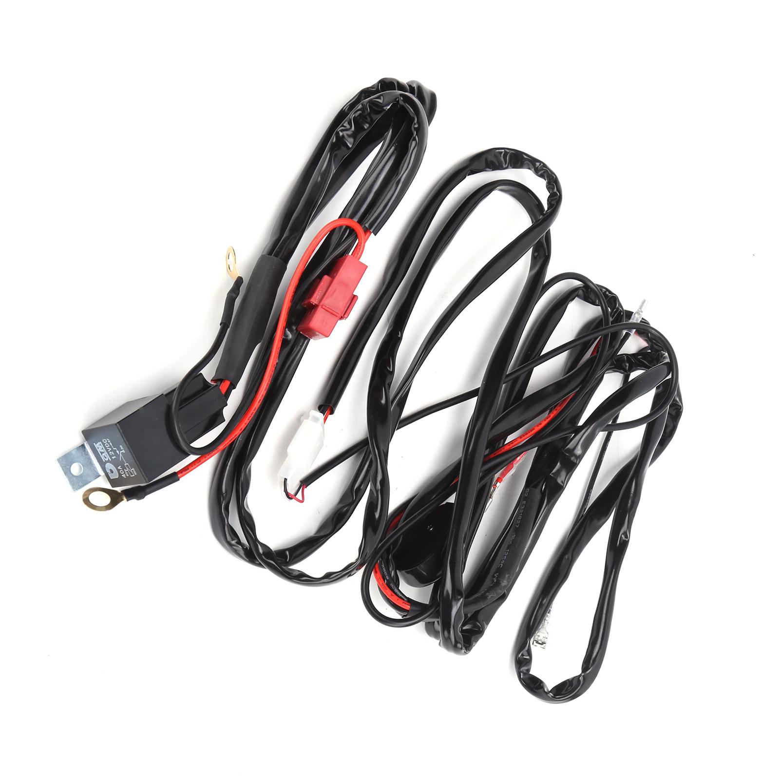 Жгут проводов для светодиодных прожекторов 12 В, 9,8 футов 1 шт.к2 Реле 40А Встроенный ножевой предохранитель IP67 Водонепроницаемый Универсальный
Жгут проводов для светодиодных прожекторов 12 В, 9,8 футов 1 шт.к2 Реле 40А Встроенный ножевой предохранитель IP67 Водонепроницаемый Универсальный