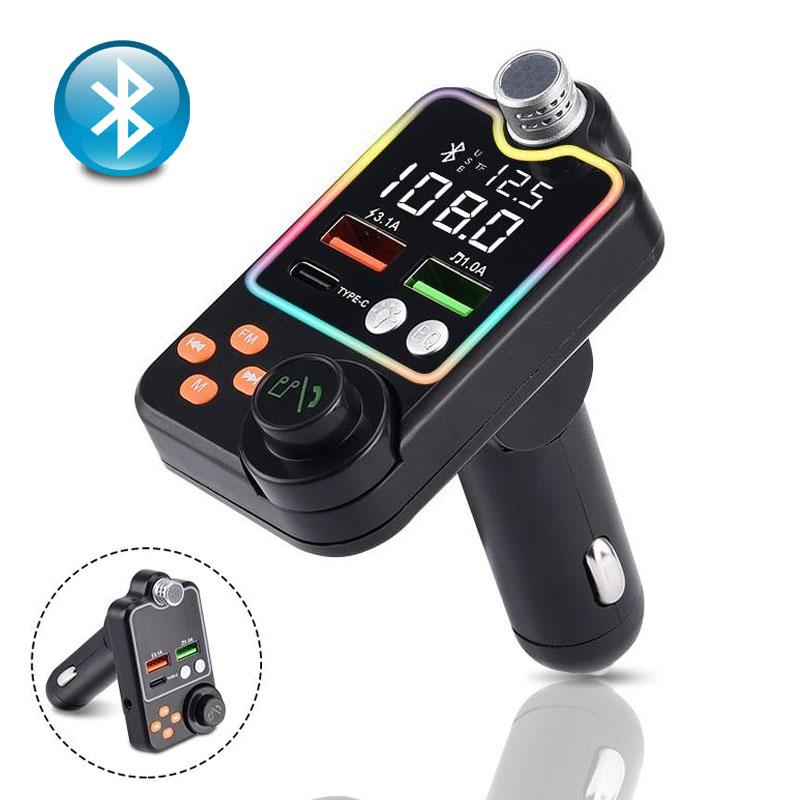 Q15 Автомобильное зарядное устройство Bluetooth Автомобильный FM-передатчик Bluetooth Hands-Free Mp3 с двойным USB-портом 3.1A PD зарядка
Q15 Автомобильное зарядное устройство Bluetooth Автомобильный FM-передатчик Bluetooth Hands-Free Mp3 с двойным USB-портом 3.1A PD зарядка