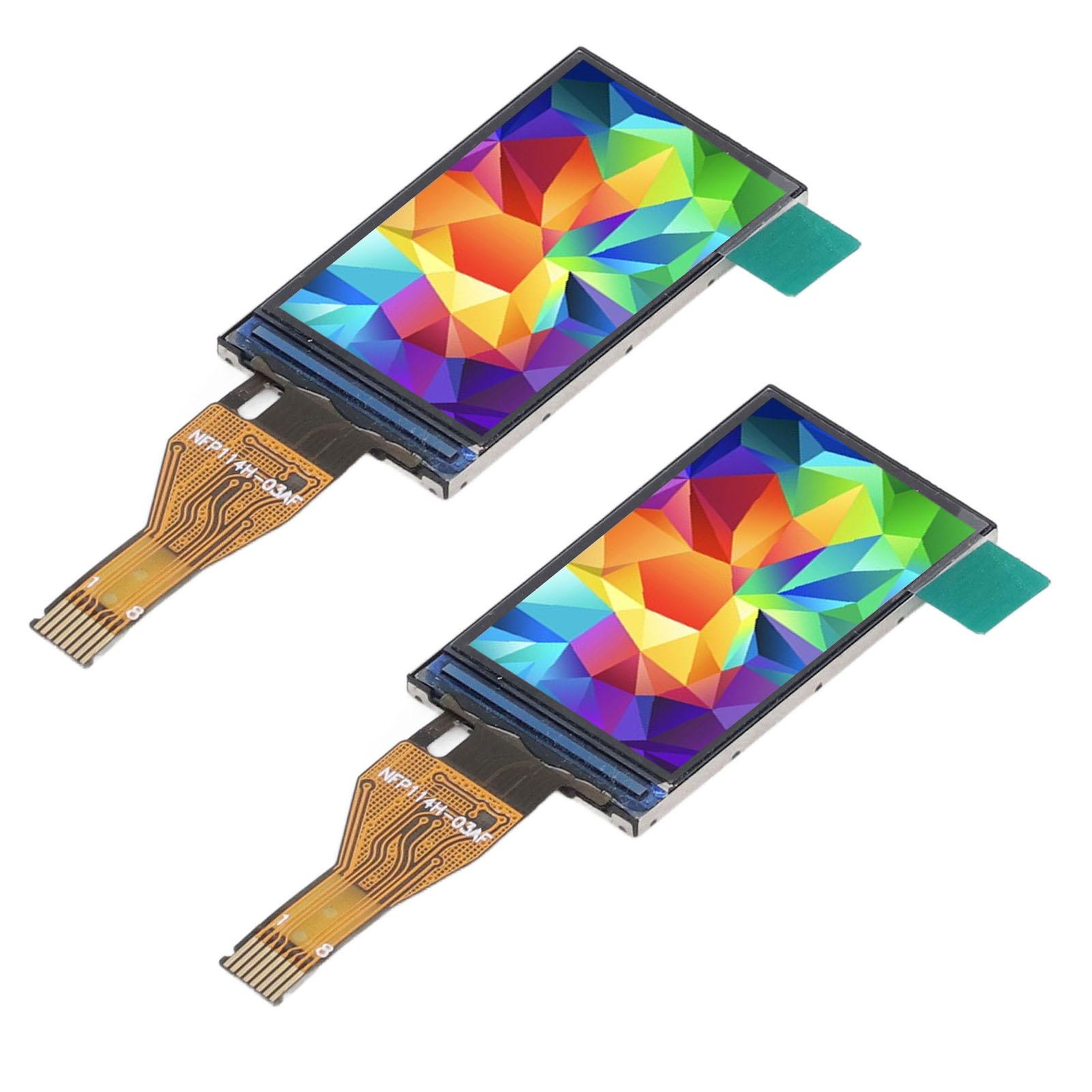2Pcs IPS Display Module 135x240 Resolution SPI Interface ST7789V Drive in Line Type 1.14in
2Pcs IPS Display Module 135x240 Resolution SPI Interface ST7789V Drive in Line Type 1.14in