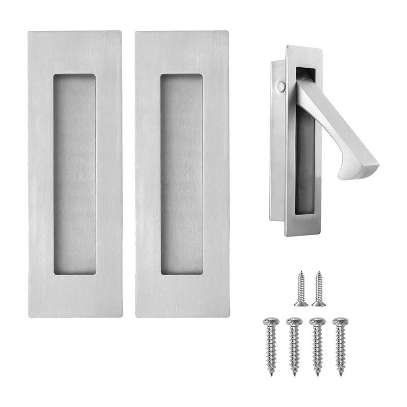 SHGO-Pocket Door Handles And Edge Pull Matte , Handles Hardware Latch,Recessed Finger Flush Pulls 3Pcs срібний
SHGO-Pocket Door Handles And Edge Pull Matte , Handles Hardware Latch,Recessed Finger Flush Pulls 3Pcs срібний