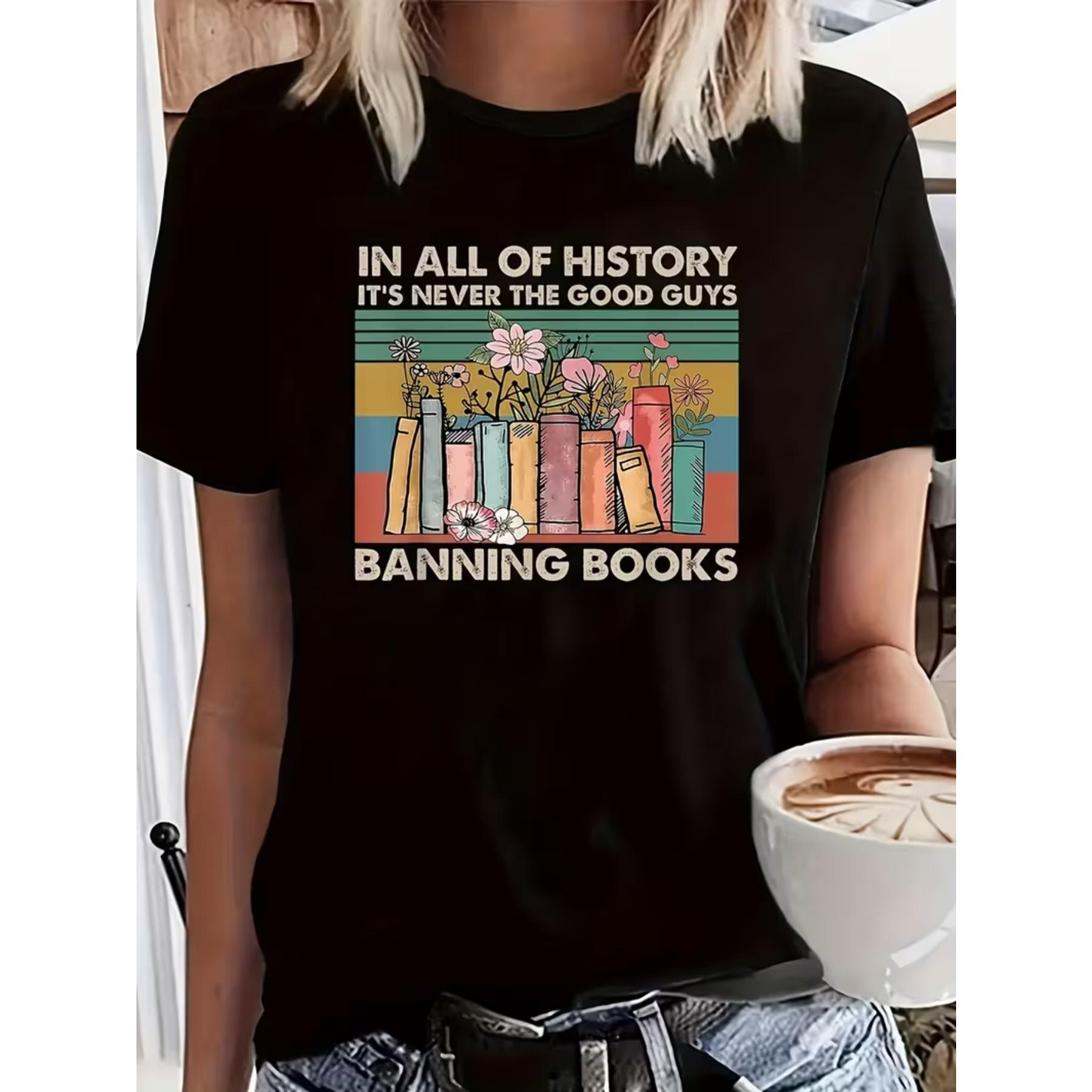 Women s Fashion Forbidden Book Letter Print Casual Short-Sleeve Top, Comfortable Crew Neck T-Shirt XXL чорний
Women s Fashion Forbidden Book Letter Print Casual Short-Sleeve Top, Comfortable Crew Neck T-Shirt XXL чорний