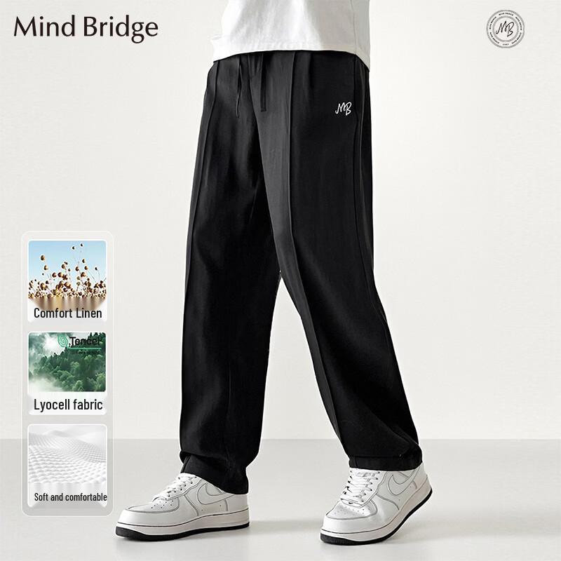 Mind Bridge Men s Lyocell-Linen Blend Straight Leg Casual Pants L (175/80A)
Mind Bridge Men s Lyocell-Linen Blend Straight Leg Casual Pants L (175/80A)