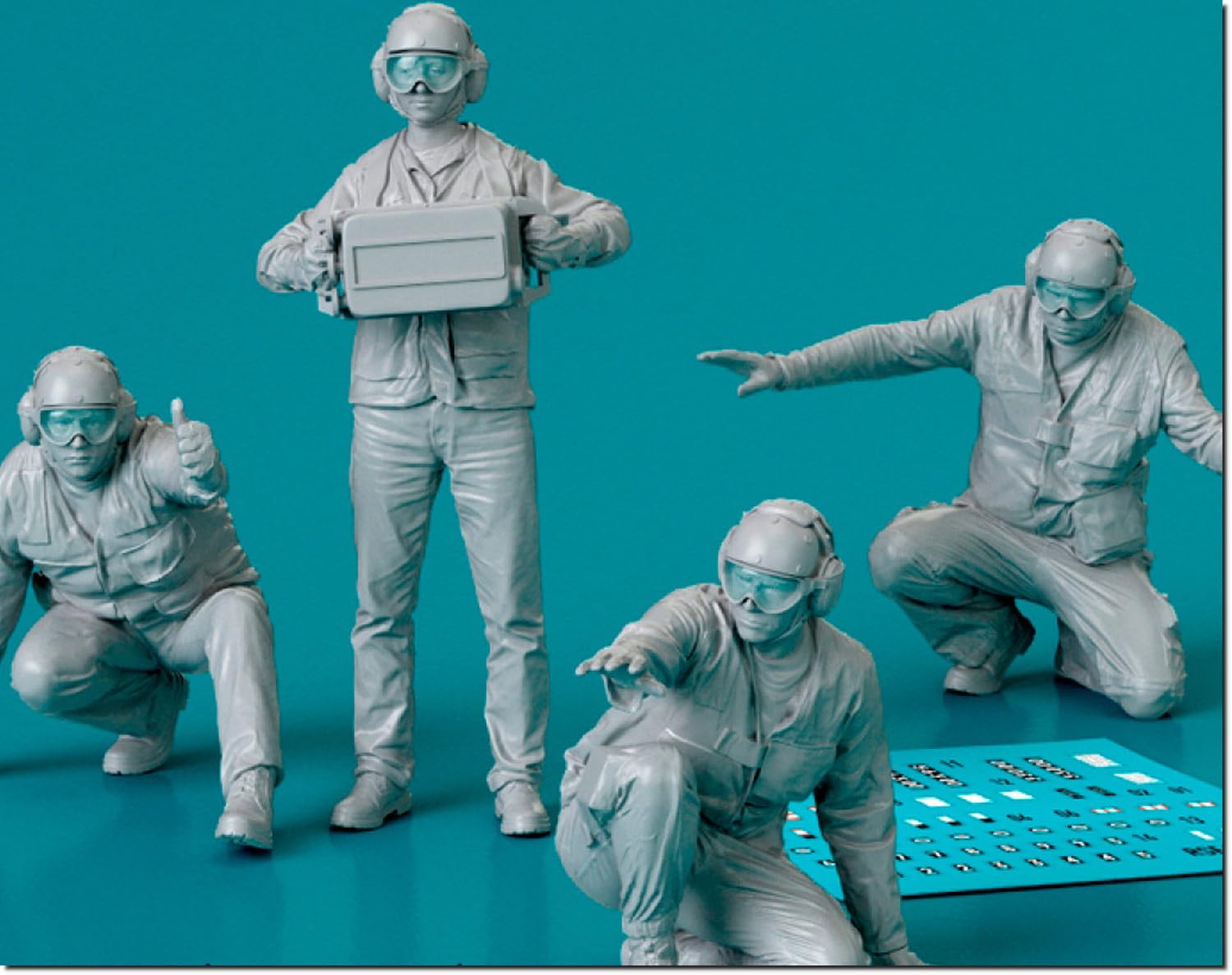 Reskit Aircraft Carrier Aircraft Maintenance Person Aircraft Left Side Pose 4 шт. 3D-принтерный комплект 1/48 RSKF48-0027
Reskit Aircraft Carrier Aircraft Maintenance Person Aircraft Left Side Pose 4 шт. 3D-принтерный комплект 1/48 RSKF48-0027
