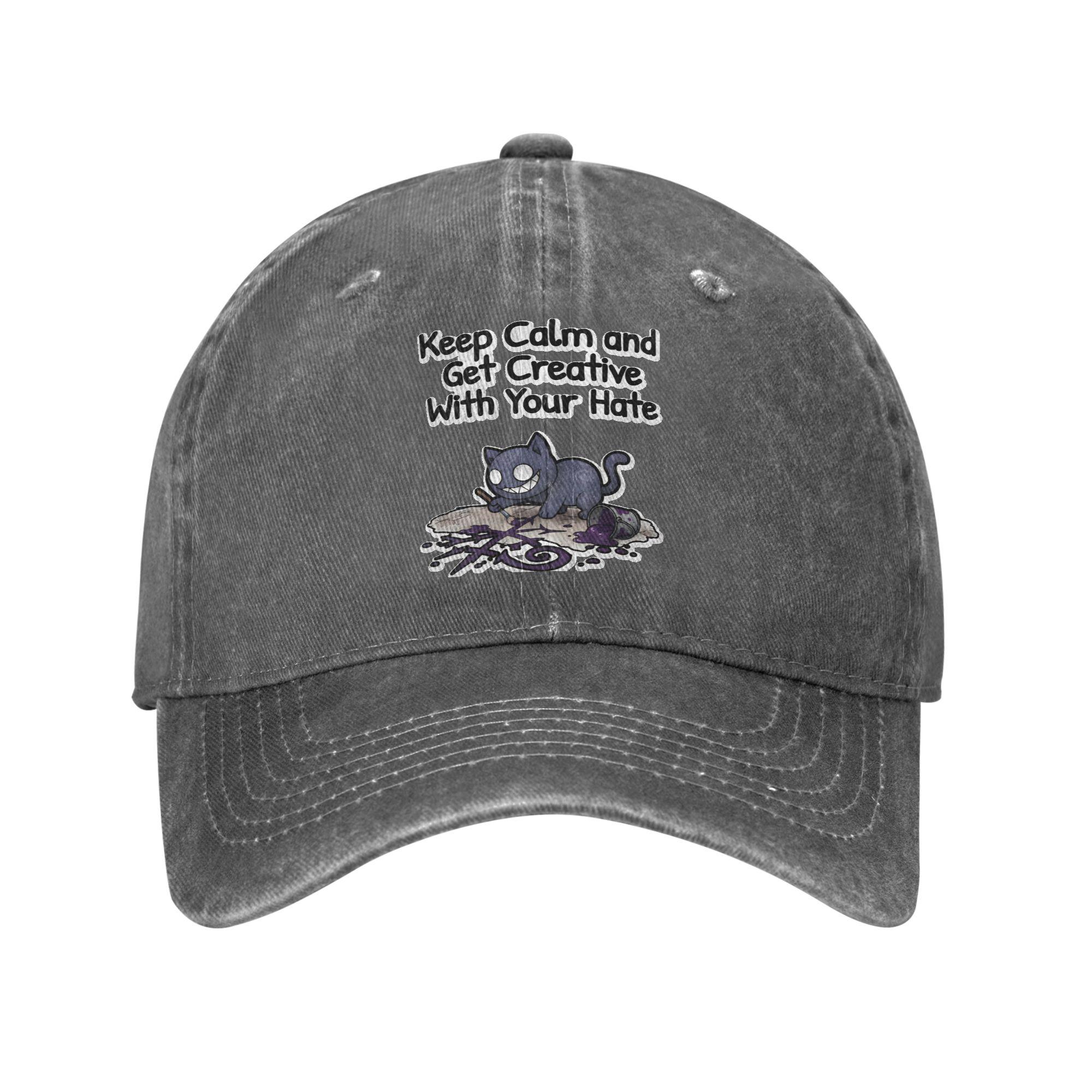 Keep Calm and Get With Your Hate Mewgenics Baseball Cap for Men Women Distressed Denim Washed Headwear Activities Gift Hats Cap One Size серый
Keep Calm and Get With Your Hate Mewgenics Baseball Cap for Men Women Distressed Denim Washed Headwear Activities Gift Hats Cap One Size серый