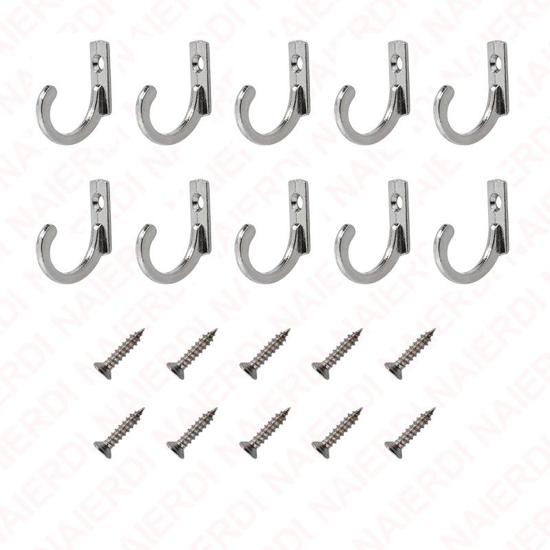 NAIERDI 10 Pieces Antique Hooks Zinc Alloy Small Bronze Wall Hanger Hook For Mini Wooden Jewelry Box Furniture Hardware срібний
NAIERDI 10 Pieces Antique Hooks Zinc Alloy Small Bronze Wall Hanger Hook For Mini Wooden Jewelry Box Furniture Hardware срібний